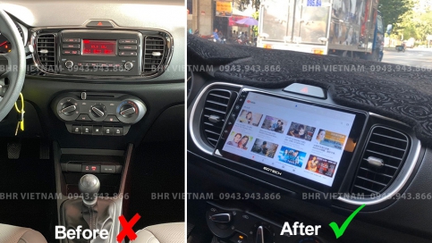 Màn hình DVD Android xe Kia Soluto 2019 - nay | Gotech GT6 New